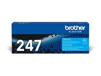 Brother TN247C - Cyan - original - tonerkassett - för Brother DCP-L3510CDW, DCP-L3550CDW, HL-L3210CW, HL-L3230CDW, HL-L3270CDW TN247C