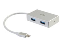 C2G USB-C Hub with 4 USB-A Ports - Hub - 4 x USB 3.1 - työpöytä 89153