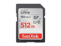 SanDisk Ultra - Flash-muistikortti - 512 Gt - Class 10 - SDXC UHS-I SDSDUNC-512G-GN6IN