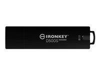 Kingston IronKey D500SM - USB Flash-asema - salattu - 8 Gt - USB 3.2 Gen 1 - TAA-yhteensopiva IKD500SM/8GB