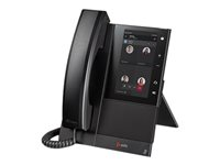 Poly CCX 500 - VoIP -puhelin - sekä Bluetooth-liitäntä - SIP, RTCP, RTP, SRTP, SDP - 24 linjaa - musta - GSA myyntiä noudattava - TAA-yhdenmukainen 849B5AA#AC3