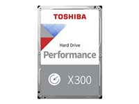 Toshiba X300 Performance - Kiintolevyasema - 6 Tt - sisäinen - 3.5" - SATA 6Gb/s - 7200 kierrosta/min - puskuri: 256 Mt HDWR460UZSVA