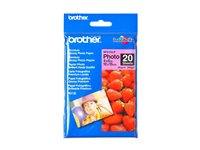 Brother BP61GLP Premium Glossy Photo Paper - Blank - 9 mil - 102 x 152 mm - 190 g/m² - 20 ark fotopapper - för Brother DCP-155, 197, 395, J140, MFC-250, 265, 295, 495, 790, 795, J410, J425, J615, J630 BP61GLP