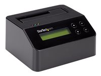StarTech Hårddiskrensare and dockningsstation - Fristående med stöd för 4Kn - Hårddiskraderare - 2.5" / 3.5" - SATA 6Gb/s - svart - för P/N: SVA12M5NA SDOCK1EU3P2