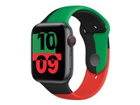 Apple - Band för smart klocka - Vanlig storlek - svart enighet - för Watch Hermès Series 12, SE 3, Series 10, Series 11, Series 12, Ultra 3, Ultra 4 MJ4W3ZM/A