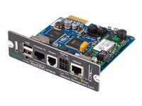 APC Network Management Card 2 with Environmental Monitoring, Out of Band Management and Modbus - Etähallintasovitin - SmartSlot - 10/100 Ethernet malleihin P/N: GVX500K1250GS, GVX500K1500GS, GVX750K1250GS, GVX750K1500GS, GVX750K1500HS AP9635