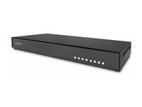 StarTech.com - Omkopplare för tangentbord/video/mus - säker - 8 x KVM port(s) - 1 lokal användare - skrivbordsmodell - TAA-kompatibel CK4-D108C