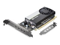 NVIDIA T1000E - Grafikkort - t1000E - 8 GB GDDR6 - PCIe 3.0 x16 - 4 x Mini DisplayPort - brun låda - för ThinkCentre neo 50q QC; ThinkPad T16 Gen 4; ThinkStation P2 Tower Gen 2; P5 4X61P81433