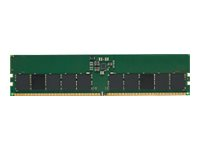 Kingston - DDR5 - moduuli - 16 Gt - DIMM 288 nastaa - 4800 MHz / PC5-38400 - CL40 - 1.1 V - puskuroimaton - ECC KTL-TS548E-16G