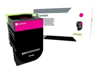 Lexmark 800X3 - Erittäin tuottoisa - magenta - alkuperäinen - väriainekasetti LCCP malleihin Lexmark CX510de, CX510de SPR Columbia, CX510dhe, CX510dthe 80C0X30