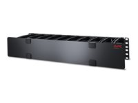 APC Cable Management - Kabelhållarsats för rack - svart - 2U - TAA-kompatibel - för P/N: AR4012A, AR4017A, AR4032A, AR4038LA, SRT5KRMXLT-A, SRT6KRMXLT-A, SRT8KRMXLT-A AR8603A