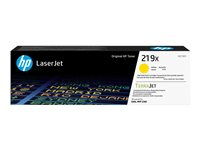 HP 219X - Tuottoisa - keltainen - alkuperäinen - LaserJet - väriainekasetti (W2192X) malleihin P/N: 499Q6F#ABZ, 499Q6F#BAZ, 499Q7F#ABU, 499Q8F#ABF, 499Q8F#ABU, 499Q8F#BAZ, 499R0F#ABU W2192X