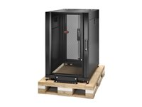 APC NetShelter SX - Rack skåp - svart - 18U - 19" - TAA-kompatibel - för P/N: SMT3000RMI2U, SMT3000RMI2UC, SRT3000RMXLA-NC, SRT3000RMXLT-NC, SURT48RMXLBP AR3006SP