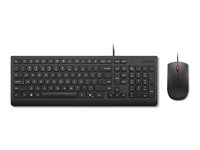Lenovo Essential Wired Combo - Sats med tangentbord och mus - USB - QWERTY - USA med eurosymbol - svart - för ThinkPad T16 Gen 4 21QN 4X31R64439
