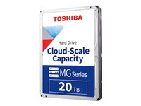 Toshiba MG10 Series MG10ACA20TE - Kiintolevyasema - Enterprise - 20 Tt - sisäinen - 3.5" - SATA 6Gb/s - 7200 kierrosta/min - puskuri: 512 Mt MG10ACA20TE