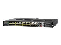 Cisco Industrial Ethernet 5000 Series - Kytkin - Hallinnoitu - 16 x Gigabit SFP + 12 x 10/100/1000 (PoE+) - telineeseen asennettava - PoE+ - TAA-yhteensopiva IE-5000-16S12P=