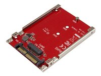 Startech M.2 till U.2-adapter - För M.2 PCIe NVMe SSD-enheter - PCIe M.2-enhet till 2,5-tums U.2 (SFF-8639) värdadapter - M2 SSD-konverterare, röd - Gränssnittsadapter - M.2 - M.2 Card - U.2 - röd U2M2E125