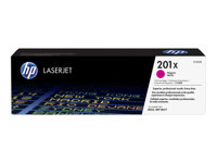 HP 201X - Tuottoisa - magenta - alkuperäinen - LaserJet - väriainekasetti (CF403X) malleihin Color LaserJet Pro M252dn, M252dw, M252n, MFP M277c6, MFP M277dw, MFP M277n CF403X