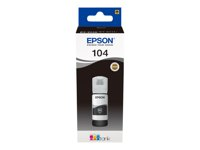 Epson EcoTank 104 - 65 ml - svart - original - bläcktank - för P/N: C11CL59409CA, C11CL62402, C11CL62403, C11CL62424, C11CL63401, C11CL63402 C13T00P140