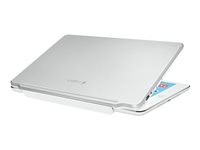 Logitech Ultrathin - Tangentbord och foliefodral - trådlös - Bluetooth - brittisk - silver 920-006295