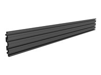 Multibrackets M Pro Series - Asennuskomponentti (single screen rail) malleihin videoseinä - alumiini - musta - varsiasennus 7350073738021