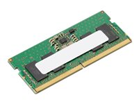 Lenovo - DDR5 - modul - 8 GB - SO DIMM 262-pin - 6400 MT/s - klockad - grön - för ThinkPad T16 Gen 4 21QN 4X71S86130
