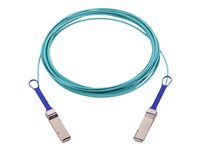 NVIDIA - 100GBase-AOC-suorakytkentäkaapeli - QSFP to QSFP - kuituoptinen - ei sisällä halogeenia, Active Optical Cable (AOC) 980-9I13O-00E010