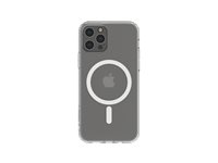 Belkin SheerForce Magnetic Anti-Microbial - Baksidesskydd för mobiltelefon - MagSafe-kompatibilitet - klar - tunn, lätt - för Apple iPhone 12, 12 Pro MSA002BTCL