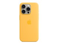 Apple - Skydd för mobiltelefon - MagSafe-kompatibilitet - silikon - solsken - för iPhone 15 Pro MWNK3ZM/A