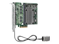 HPE Smart Array P830/4GB FBWC Controller - Kontrollerkort (RAID) - SATA 6Gb/s / SAS 6Gb/s - låg profil - RAID 0, 1, 5, 6, 10, 50, 60 - PCIe 3.0 x8 - för ProLiant DL385p Gen8, DL560 Gen8, DL580 Gen8, DL580 Gen9, ML350e Gen8, ML350p Gen8 698533-B21