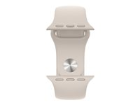 Apple - Band för smart klocka - Vanlig storlek - starlight - för Watch Hermès Series 12, Hermès Series 9, SE 3, Series 10, Series 11, Series 12, Series 9 MKU93ZM/A