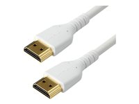 Startech - Premium hög hastighet - HDMI-kabel med Ethernet - HDMI hane till HDMI hane - 1 m - vit - för P/N: TB3DKM2HDL RHDMM1MPW