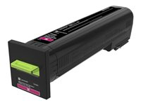 Lexmark - Erittäin suuri kapasiteetti - magenta - alkuperäinen - väriainekasetti LCCP, LRP malleihin Lexmark CS820de, CS820dte, CS820dtfe 72K2XM0