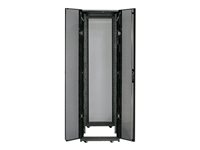 APC NetShelter SX - Rack - svart - 48U - 19" - för P/N: SMT3000RMI2UC, SMX2KR2UNCX145, SRT3000RMXLA-NC, SRT3000RMXLT-NC, SRT5KRMXLTUS AR3307X609