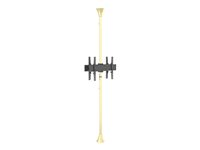 Multibrackets M Floor to Ceiling Mount Pro MBFC2U - Monteringssats (golv till takmontering) - för 2 LCD-bildskärmar - aluminium, stål - mässing - skärmstorlek: 40"-65" 7350073735730