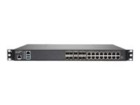 SonicWall NSa 3650 - Turvalaite - 10GbE, 2.5GbE - 1U - SonicWALL Secure Upgrade Plus Program (2 vuoden vaihtoehto) - telineeseen asennettava 01-SSC-4090