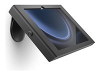 Compulocks Galaxy Tab S9/S9FE 10.9" Apex Enclosure Core Stand Black - Teline malleihin tabletti - lukittava - metallikehys - musta -näytön koko: 10.9" malleihin Samsung Galaxy Tab S9 FE 111B109GAPXB