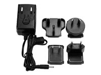StarTech 5V, 2A DC Adapter - Universal - 10W - DC Adapter - Power Adapter (SVA5H2NEUA) - Strömadapter - AC 110-240 V - för P/N: PM1115U2, ST121WHD2, ST122HD4K, ST124HD4K, ST3300GU3B, USB2EXT4P15M, VS221HD4K SVA5H2NEUA