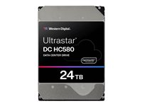 WD Ultrastar DC HC580 WUH722424ALE6L4 - Kiintolevyasema - 24 Tt - sisäinen - 3.5" - SATA 6Gb/s - 7200 kierrosta/min - puskuri: 512 Mt 0F62796