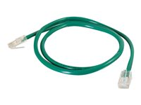 C2G Cat5e Non-Booted Unshielded (UTP) Network Patch Cable - Kytkentäkaapeli - RJ-45 (uros) to RJ-45 (uros) - 50 cm - UTP - CAT 5e - säikeinen, uniboot - vihreä 83060