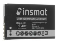 Insmat - Akku - Li-Ion - 600 mAh malleihin Nokia 2720, 5310, 5630, 6600, 6700, 7210, 7230, 7310, X3-00 106-9470