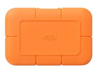 LaCie Rugged SSD STHR1000800 - SSD - salattu - 1 Tt - ulkoinen (kannettava) - USB 3.1 Gen 2 / Thunderbolt 3 (USB-C liitin) - Self-Encrypting Drive (SED) STHR1000800