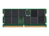 Kingston - DDR5 - moduuli - 16 Gt - 262-nastainen SO-DIMM - 4800 MHz - CL40 - 1.1 V - puskuroimaton - ECC KTD-PN548T-16G