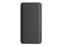 mophie essentials - Power bank - 10000 mAh - 2 utdatakontakter (USB, USB-C) 401111851