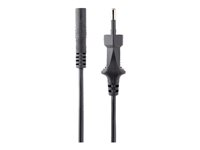 StarTech 2m (6ft) Laptop Power Cord, EU Plug to C7, 2.5A 250V, 18AWG, Notebook / Laptop Replacement AC Power Cord, Printer/Power Brick Cord, Europlug to IEC 60320 C7 - Laptop Charger Cable, Black (752E-2M-POWER-LEAD) - Strömkabel - Eurokontakt (P) till power IEC 60320 C7 - AC 250 V - 2.5 A - 2 m - svart - Europa 752E-2M-POWER-LEAD