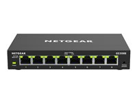 NETGEAR Plus GS308E - Kytkin - smart - 8 x 10/100/1000 GS308E-100PES