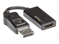 StarTech DisplayPort to HDMI Adapter - DP to HDMI - 4K 60Hz (DP2HD4K60S) - Videokonverterare - DisplayPort - HDMI - för P/N: DK30C2DAGPD, TB32DP14, TB32DP2T, TB3DK2DHV, TB3DK2DHVUE DP2HD4K60S