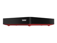 Lenovo ThinkSmart Core - Controller Kit - paket för videokonferens (pekskärmskonsol, beräkningssystem) - med 3 års Lenovo Premier Support + underhåll första året - Certifierad för Microsoft Teams Rooms - korpsvart med röd botten - power adapter included 12QJ0002MS