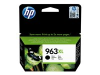 HP 963XL - 47.86 ml - Tuottoisa - musta - alkuperäinen - mustepatruuna malleihin Officejet Pro 9010, 9012, 9014, 9015, 9016, 9019, 9020, 9022, 9025 3JA30AE#301