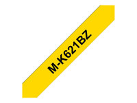 Brother M-K621BZ - Musta keltaisella - Rulla (0,9 cm x 8 m) 1 kasetti(a) laminoimaton nauha malleihin P-Touch PT-55, PT-65, PT-75, PT-85, PT-90, PT-BB4 MK621BZ